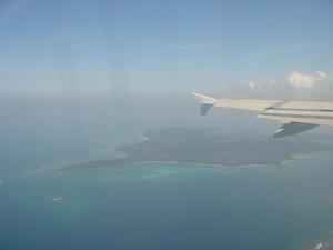 Little Amdamam Island from the air