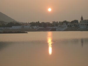 Lago sagrado de Pushkar