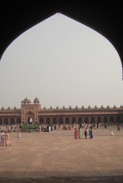 Patio de la mezquita Jama Masjid