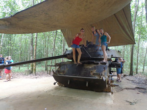 Chilling on a tank