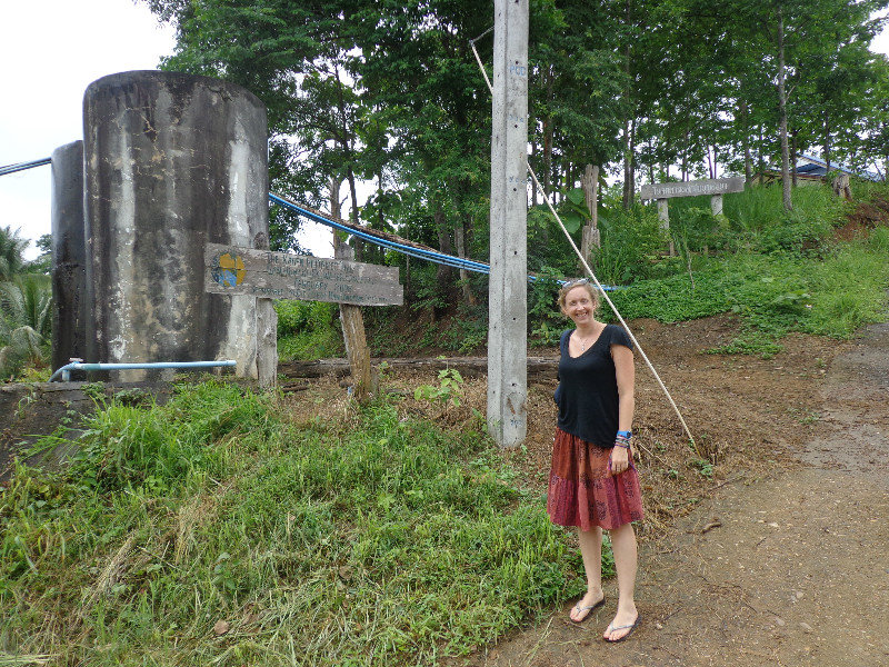 The water system in Huay Ku Pa