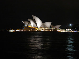 Opera house by night....