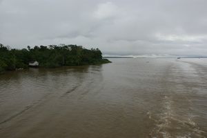 Vast expanses of the Amazon River
