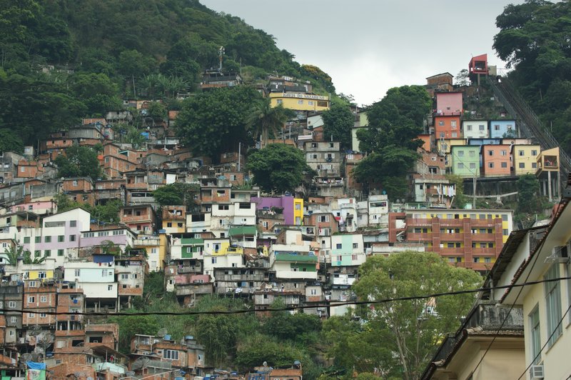 Favela tzw. brazylijskie slamsy