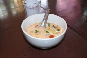 The tom yam soup i made