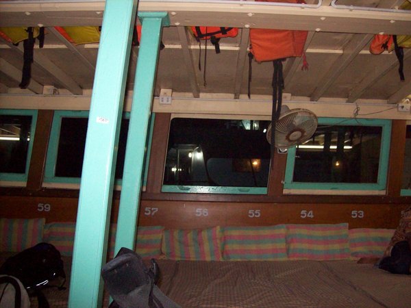 Sleepover on a boat