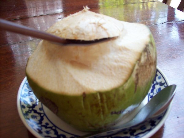 Fresh coconut in krabi