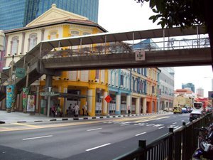 More funny coloured buildings in singapore