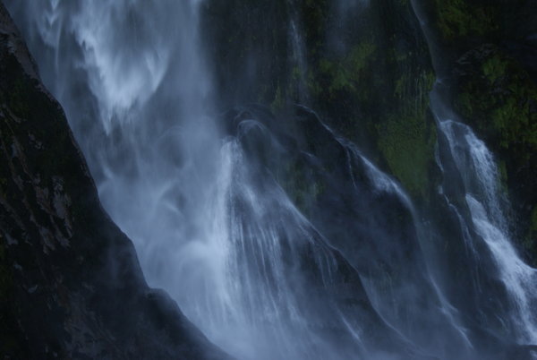 Misty waterfall