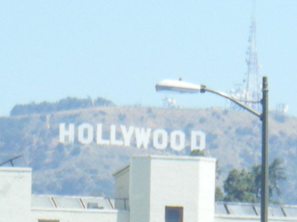 The classic Hollywood sign