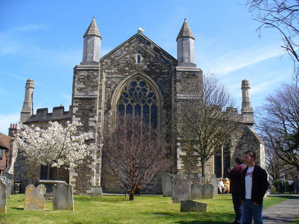 beautiful church in Rye