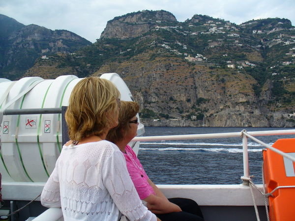 Cruising back to Amalfi