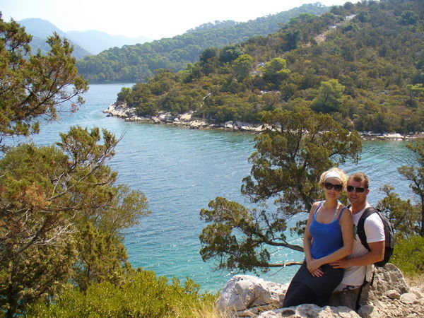 Taking in the beauty of teh National Park Mljet