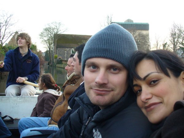 Colin & Paloma on the punt