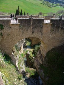 Ronda - one of the bridges linking the town.