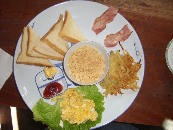 American Breakfast in Dali