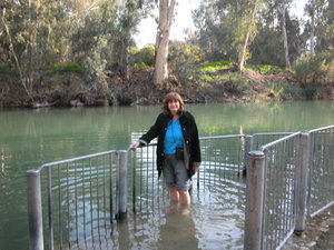 Ann in the River Jordan
