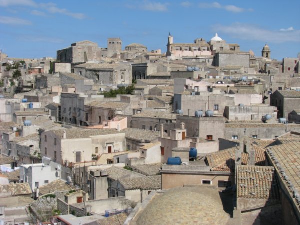 Erice Rooftops from Camponile