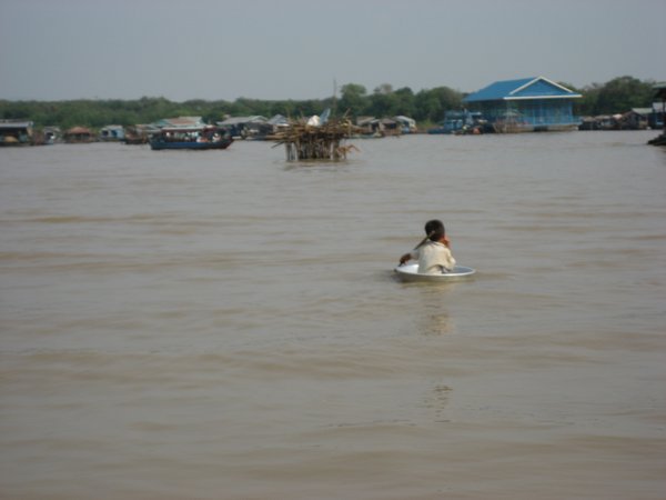 Child on Tonle Sap