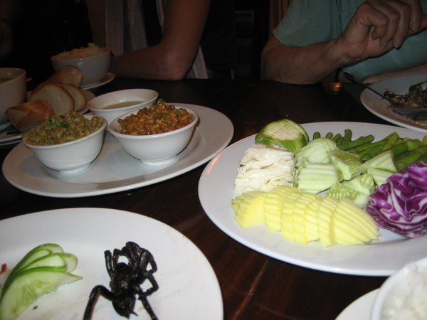 Last dinner in Cambodia