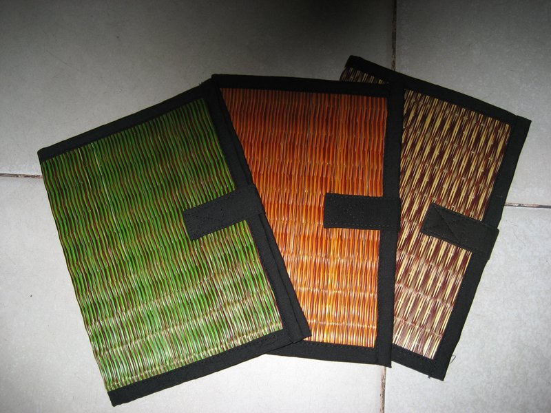 Woven journal covers