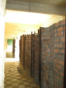 Detention cells at Toul Sleng