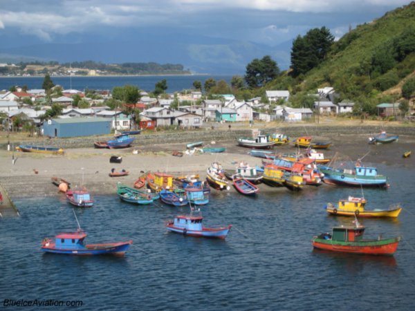 Leaving Puerto Montt, Chile