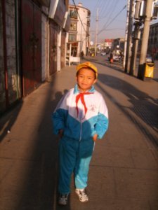 Tibetan school boy