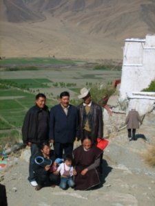 Tibetan family atop Citadelle