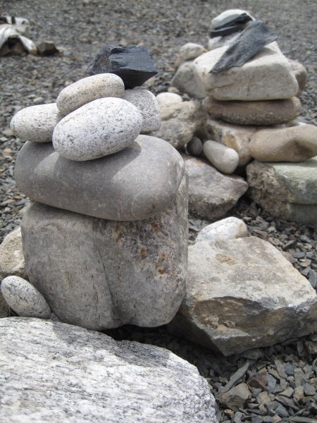 Prayer Stone Piles