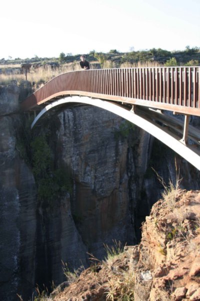 Bridge over the waterfalls