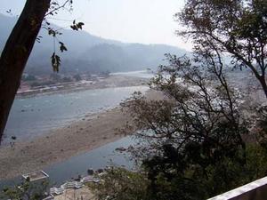 Ganges from the Ashram