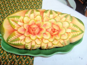 Papaya Carving