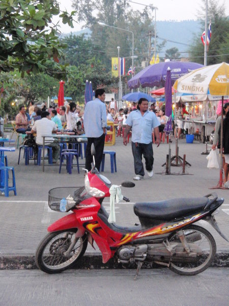 Evening Market in Nathon
