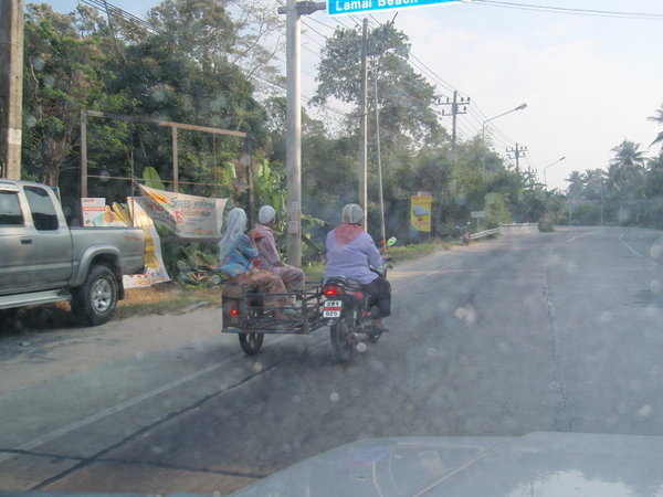 Scooter with a sidecar