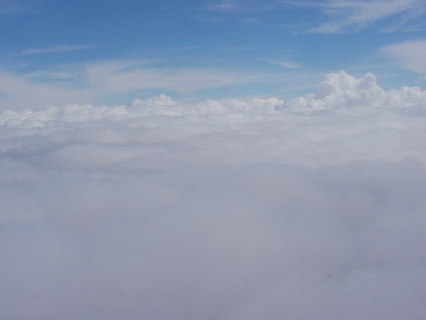 Cool!  Above the clouds!