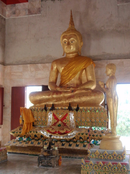 Buddha inside the Temple
