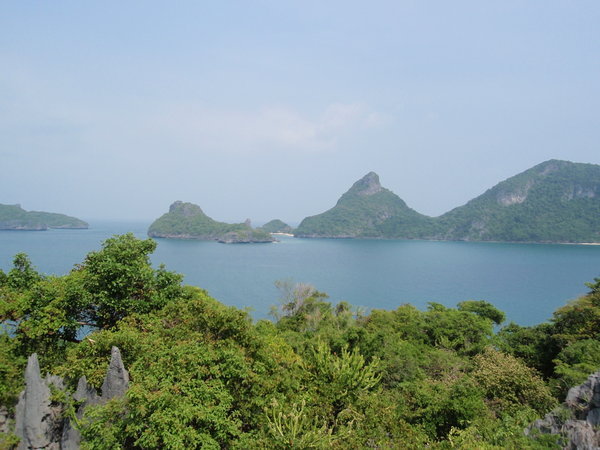Some of the surrounding islands