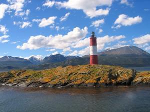 A classic in Tierra del Fuego: picture of the lighthouse 