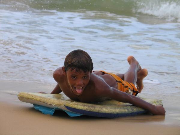 Little surfer