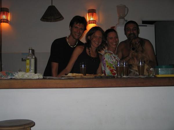 Ana, Gustavo, Blu, Ambar and us