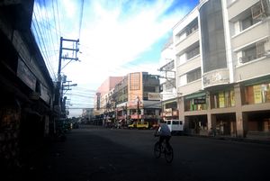 Downtown Bacolod, early morning