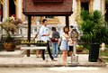 Visitors to the wat