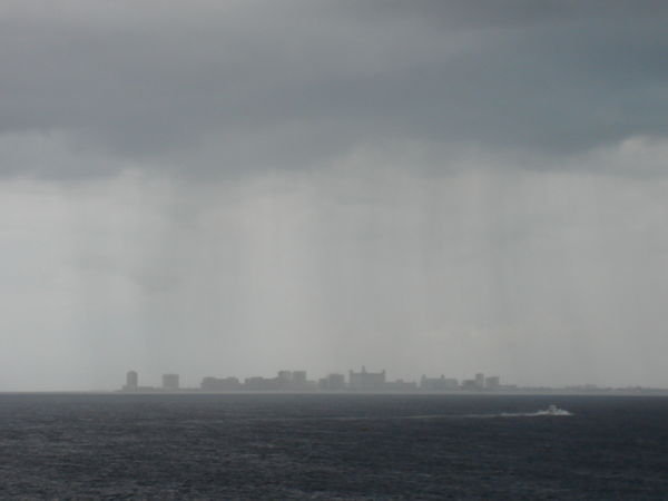 A Storm Brewing Over Cancun While Isla Mujeres Remained Beautiful