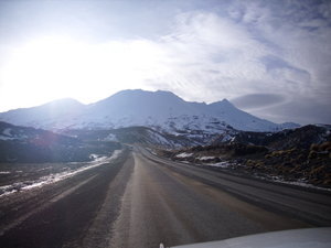 Driving up to Mt Ruapehu