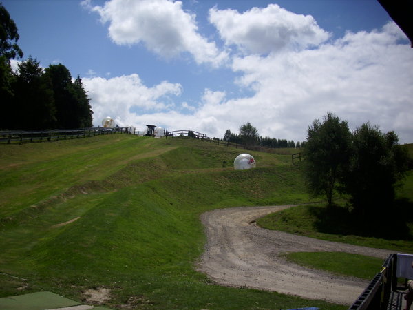 The zorb track