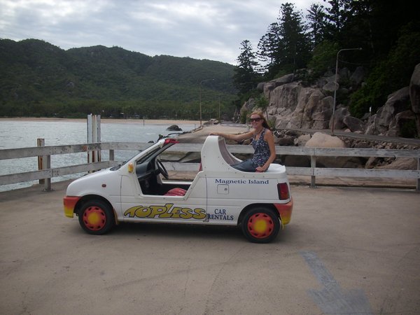 Our cool car, Magnetic Island