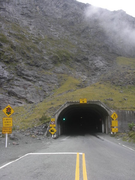 Eingang Homer Tunnel