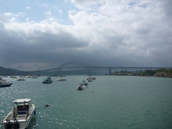 Puente de las dos Americas in Panama über den Panama-Kanal