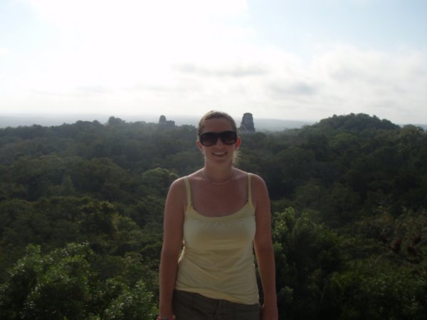 Carol at Tikal